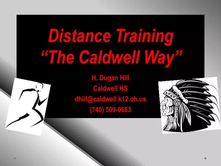 distance training the caldwell way