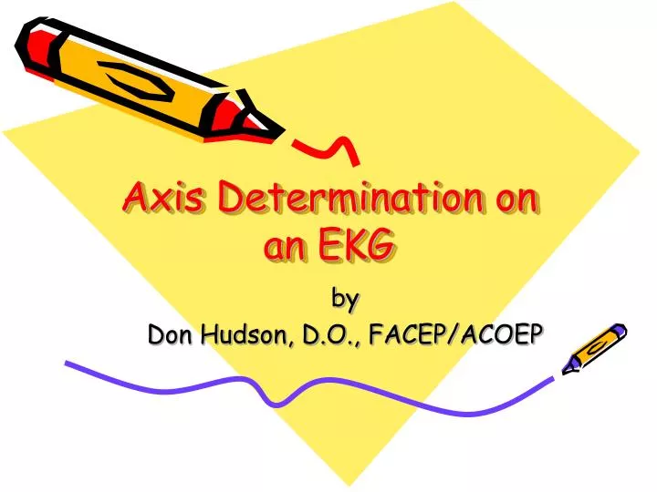 axis determination on an ekg