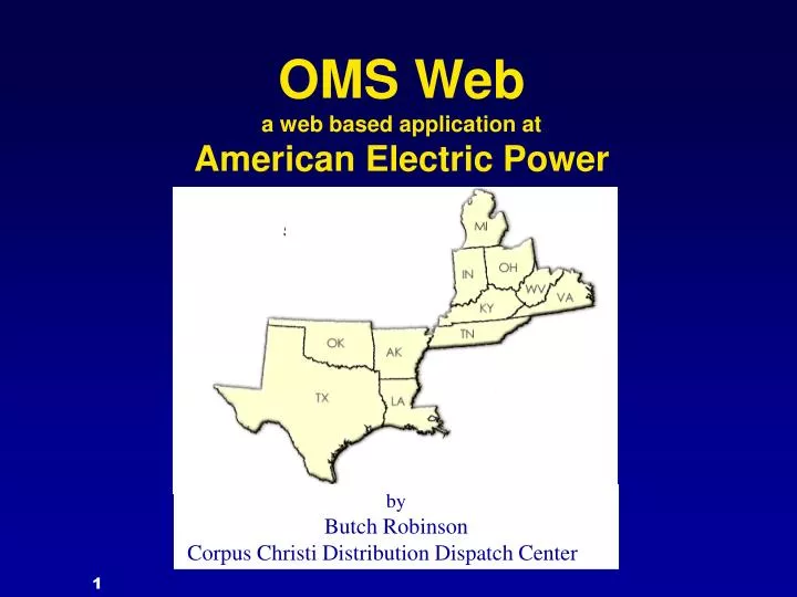 oms web a web based application at american electric power