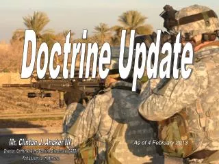 Doctrine Update