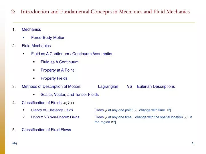 2 introduction and fundamental concepts in mechanics and fluid mechanics