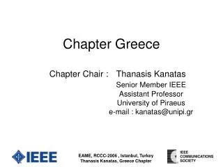 Chapter Greece