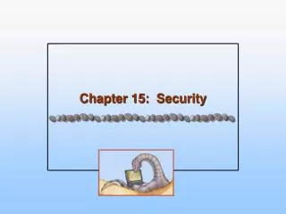 Chapter 15: Security