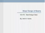 Shear Design of Beams - slide 1