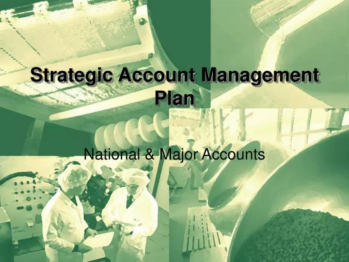 strategic account management plan