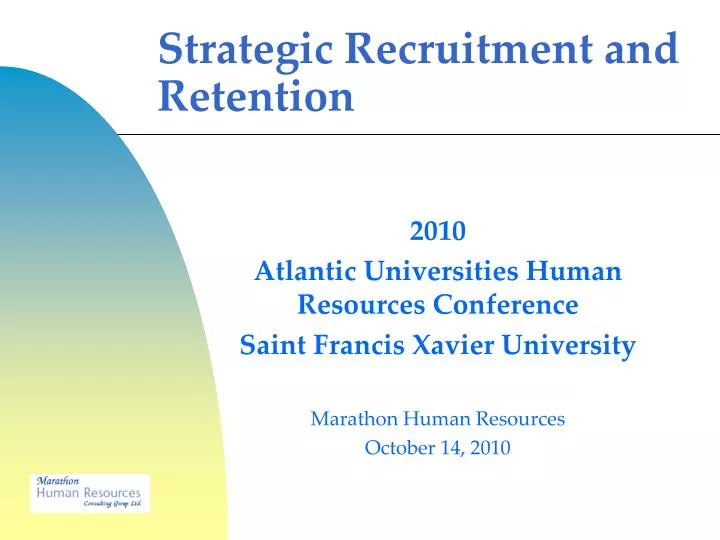 strategic recruitment and retention