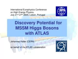 Discovery Potential for MSSM Higgs Bosons with ATLAS
