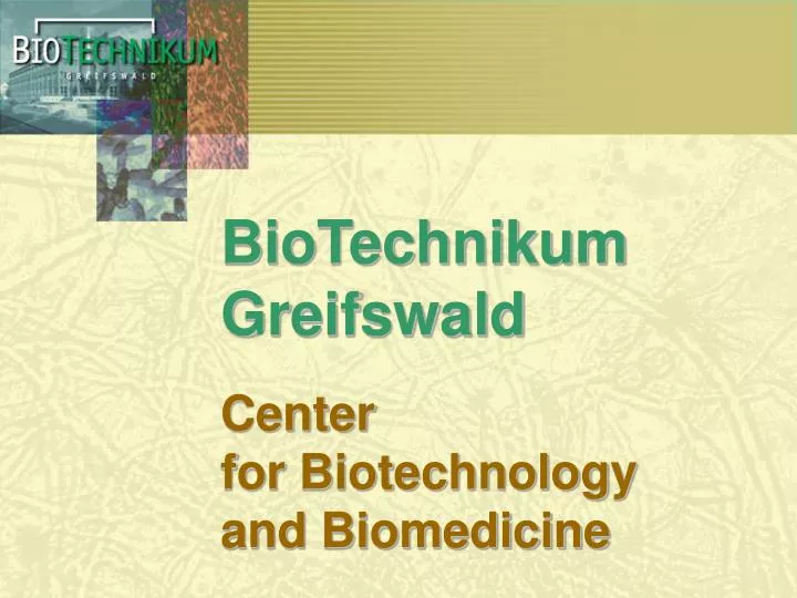 biotechnikum greifswald