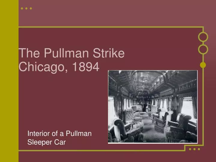the pullman strike chicago 1894