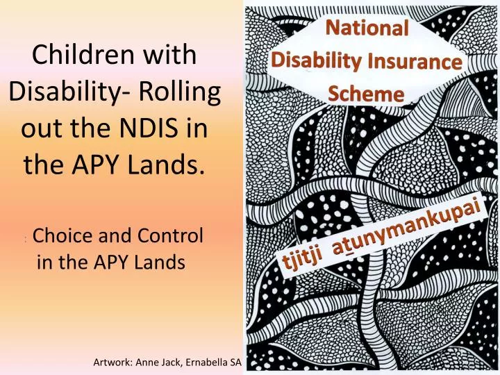 children with disability rolling out the ndis in the apy lands