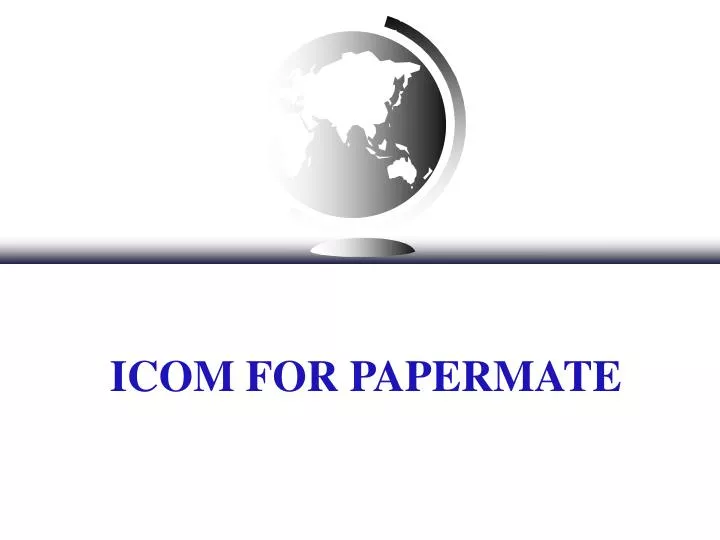 icom for papermate