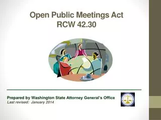 Open Public Meetings Act RCW 42.30