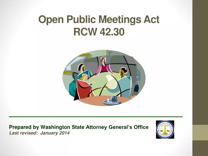 open public meetings act rcw 42 30