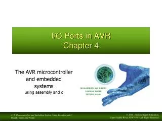 I/O Ports in AVR Chapter 4