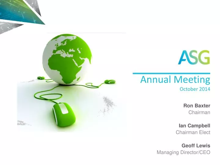 annual meeting october 2014