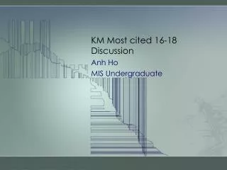 KM Most cited 16-18 Discussion