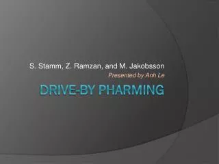 Drive-by Pharming