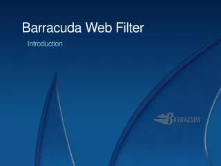 Barracuda Web Filter Introduction