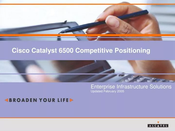 cisco catalyst 6500 competitive positioning