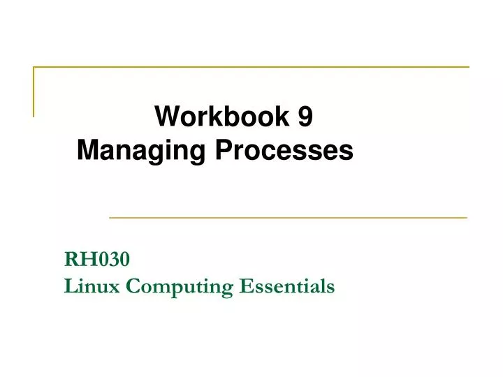 rh030 linux computing essentials