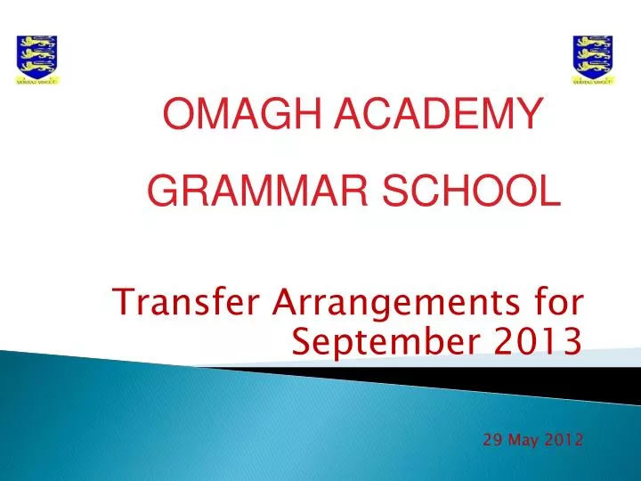transfer arrangements for september 2013 29 may 2012