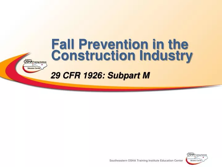 fall prevention in the construction industry