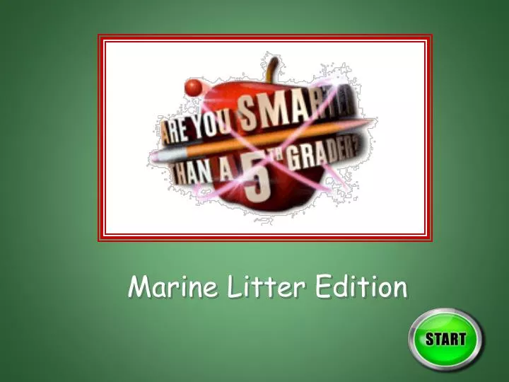 marine litter edition