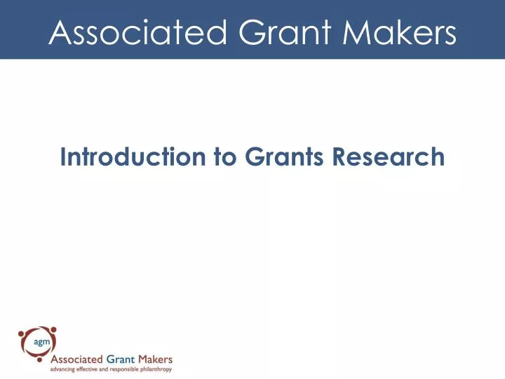 introduction to grants research