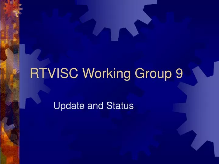 rtvisc working group 9