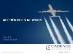 Apprentices at work - slide 1