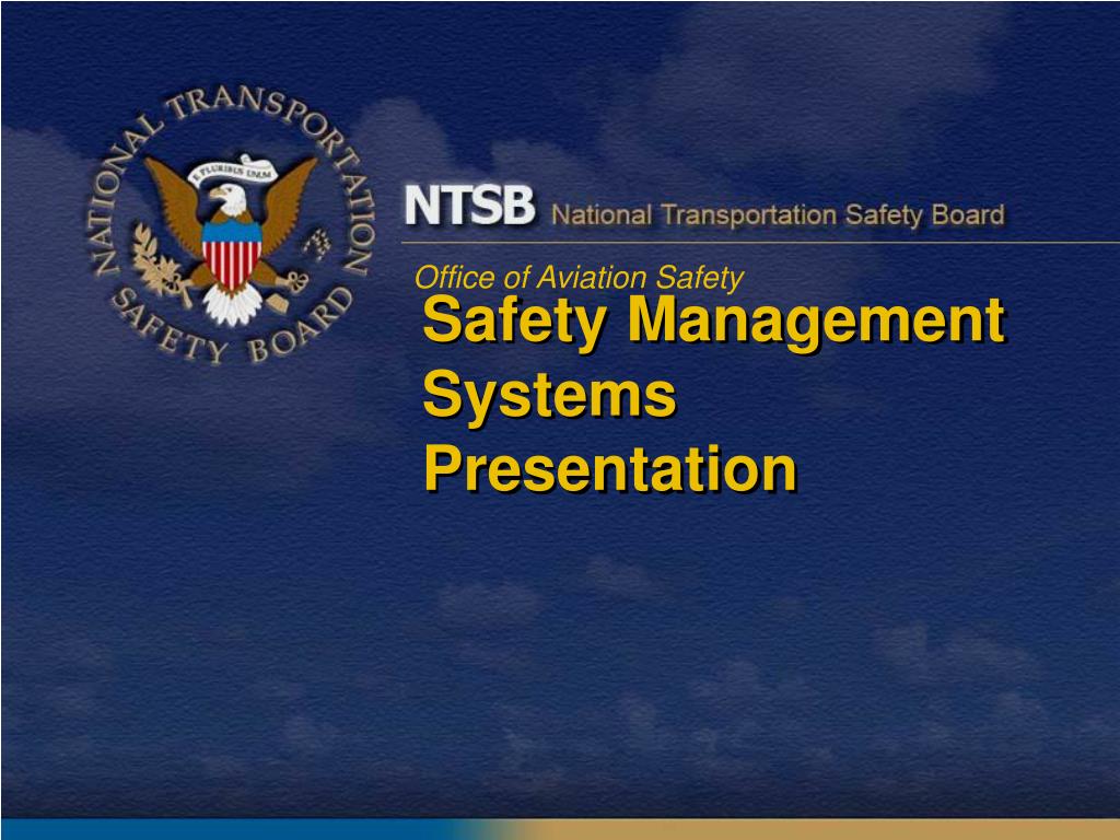 PPT - Safety Management Systems Presentation PowerPoint Presentation ...