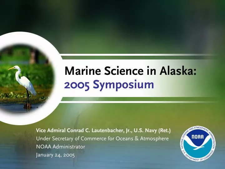 marine science in alaska 2005 symposium