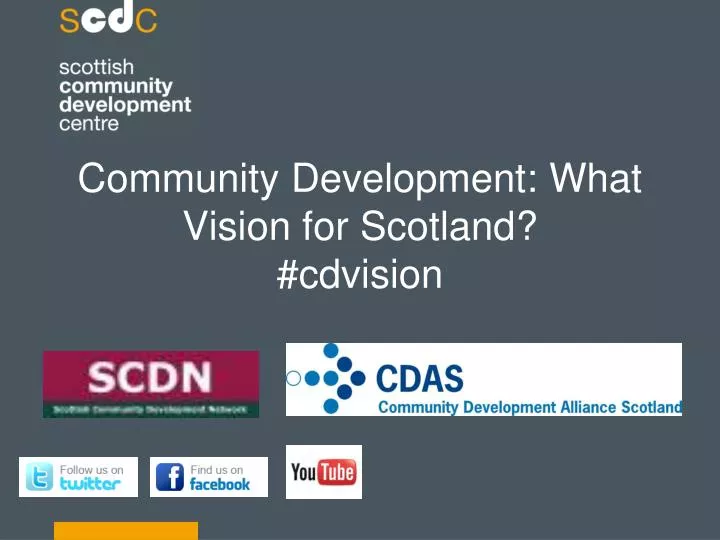community development what vision for scotland cdvision