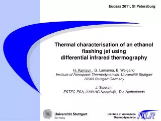 Thermal characterisation of an ethanol flashing jet using differential infrared thermography
