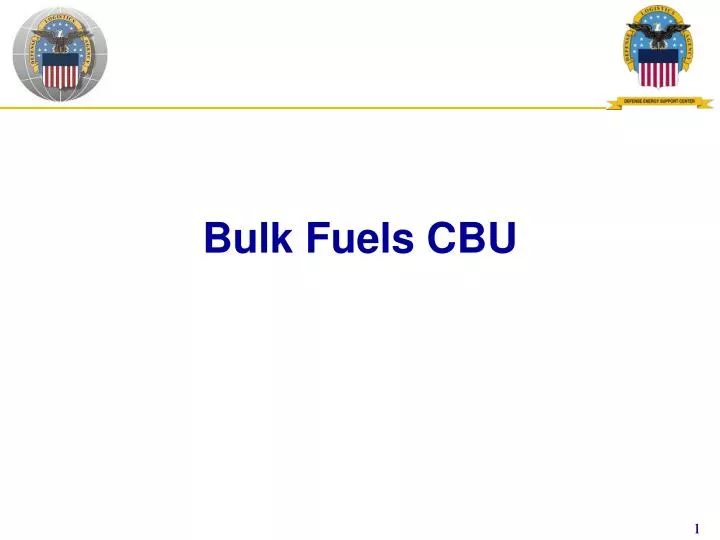 bulk fuels cbu