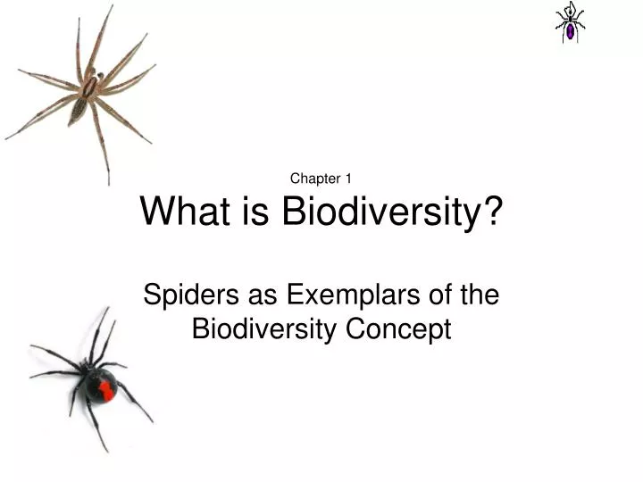 chapter 1 what is biodiversity