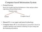 Understanding Computer-Based Information Systems and Their Components - slide 1