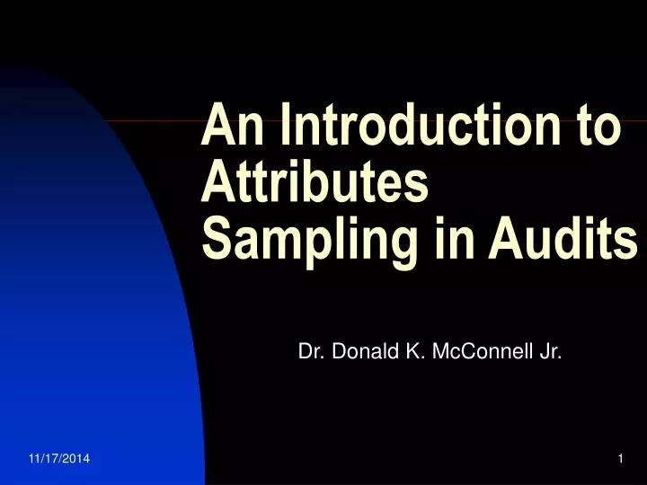 an introduction to attributes sampling in audits
