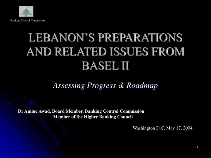 lebanon s preparations and related issues from basel ii