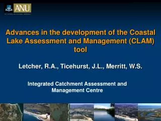 Integrated Catchment Assessment and Management Centre