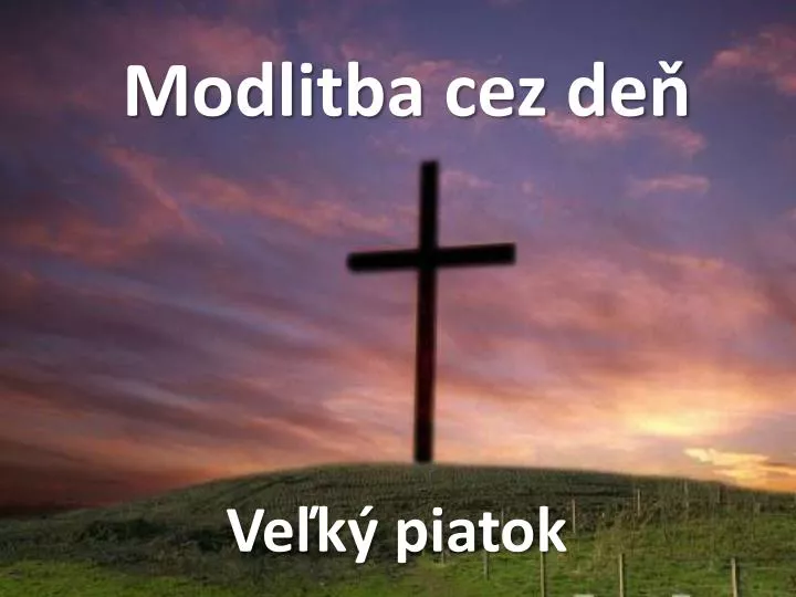 modlitba cez de