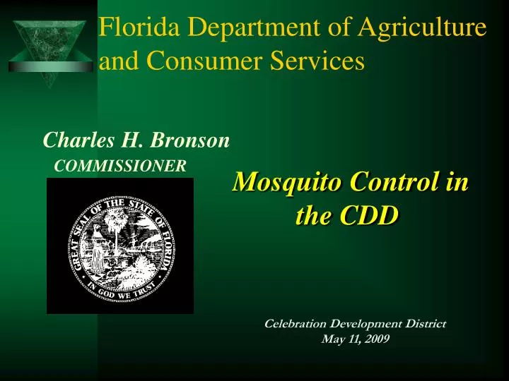 florida department of agriculture and consumer services