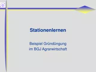 stationenlernen