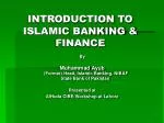 INTRODUCTION TO ISLAMIC BANKING &amp; FINANCE - slide 1