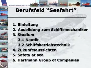 berufsfeld seefahrt