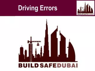 Driving Errors