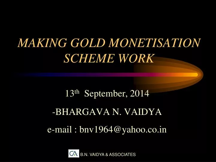 13 th september 2014 bhargava n vaidya e mail bnv1964@yahoo co in