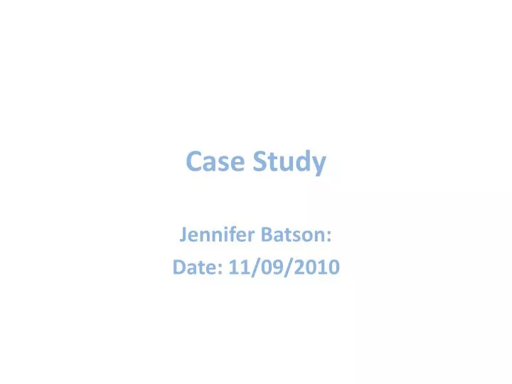 case study