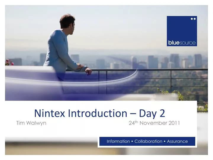 nintex introduction day 2