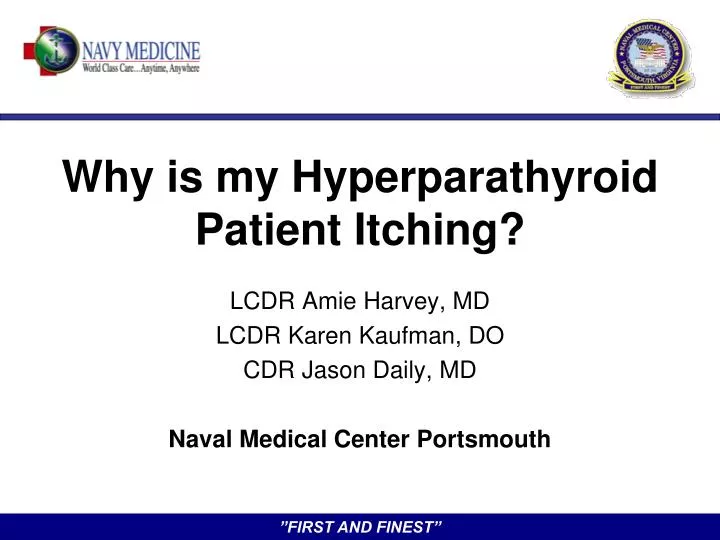 why is my hyperparathyroid patient itching